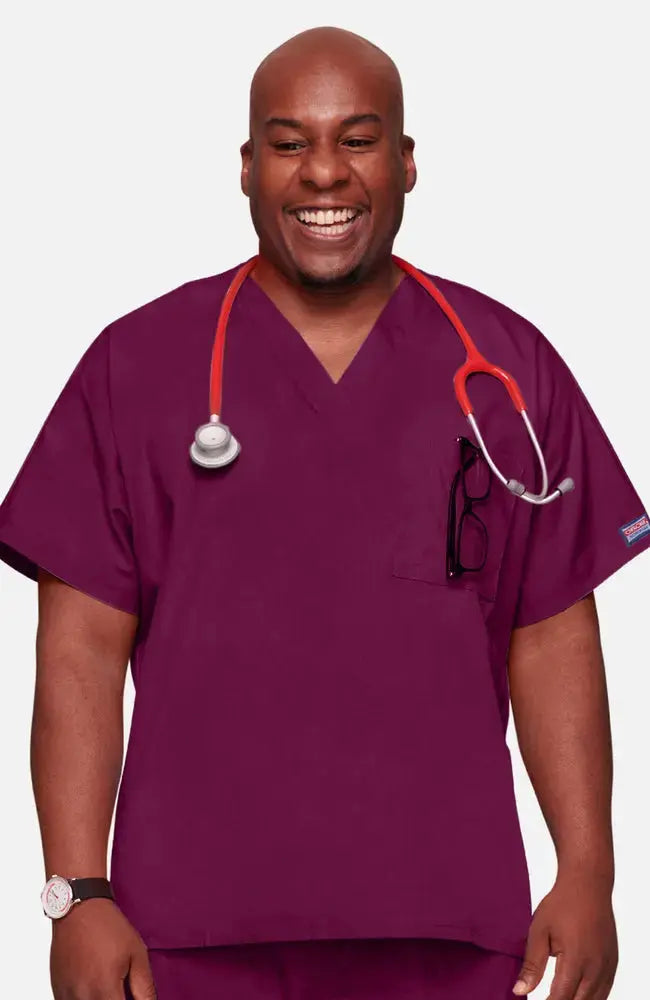 Cherokee Original Unisex V-Neck 2 Pocket Scrub Top 4777Â Simply Scrubs Australia