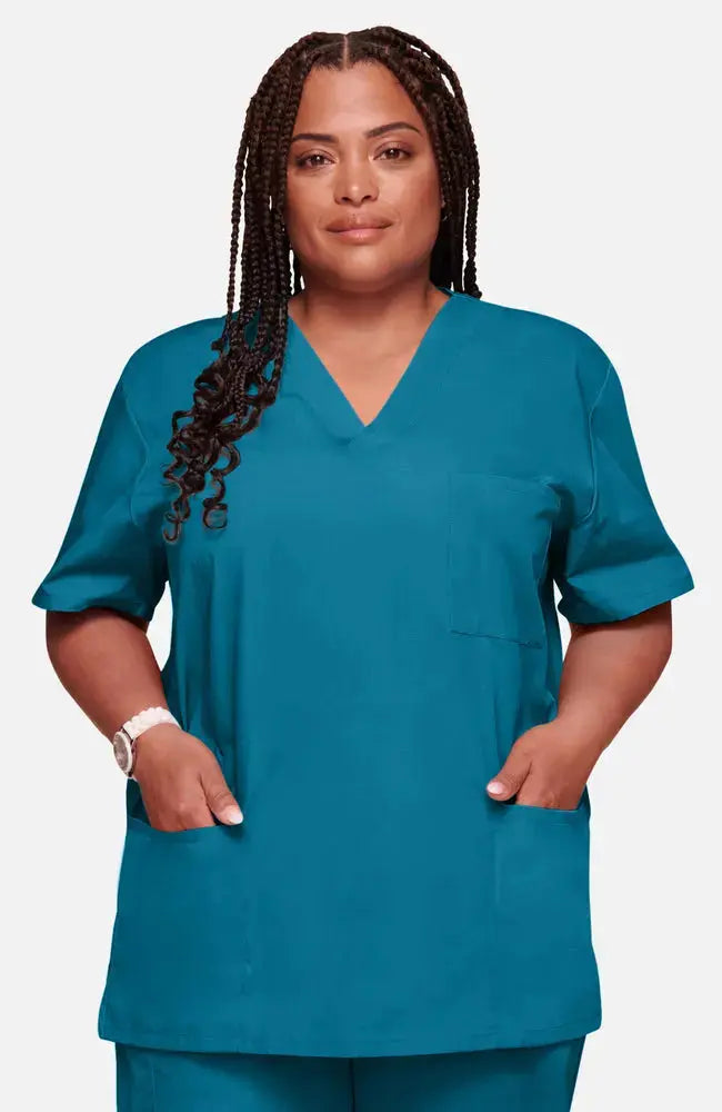 Cherokee Original Unisex V-Neck 3 Pocket Scrub Top 4876Â Simply Scrubs Australia