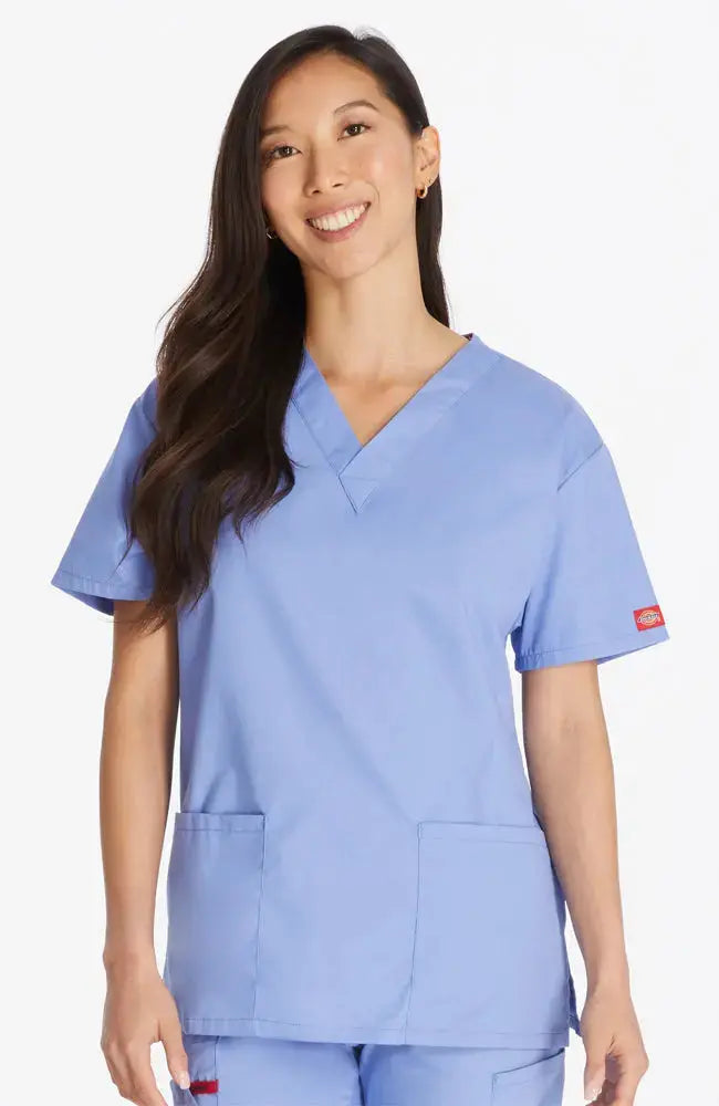 Dickies EDS Signature Women's V-Neck Scrub Top 86706Â Simply Scrubs Australia