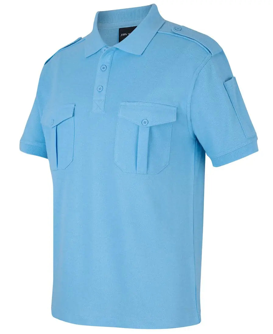 Jb's Short Sleeve Epaulette Polo Shirt 210ES - City Workwear