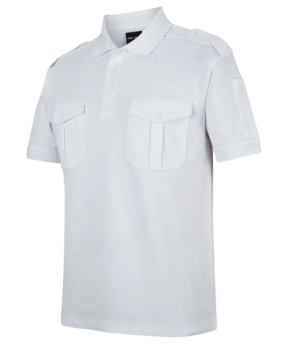 Jb's Short Sleeve Epaulette Polo Shirt 210ES - City Workwear