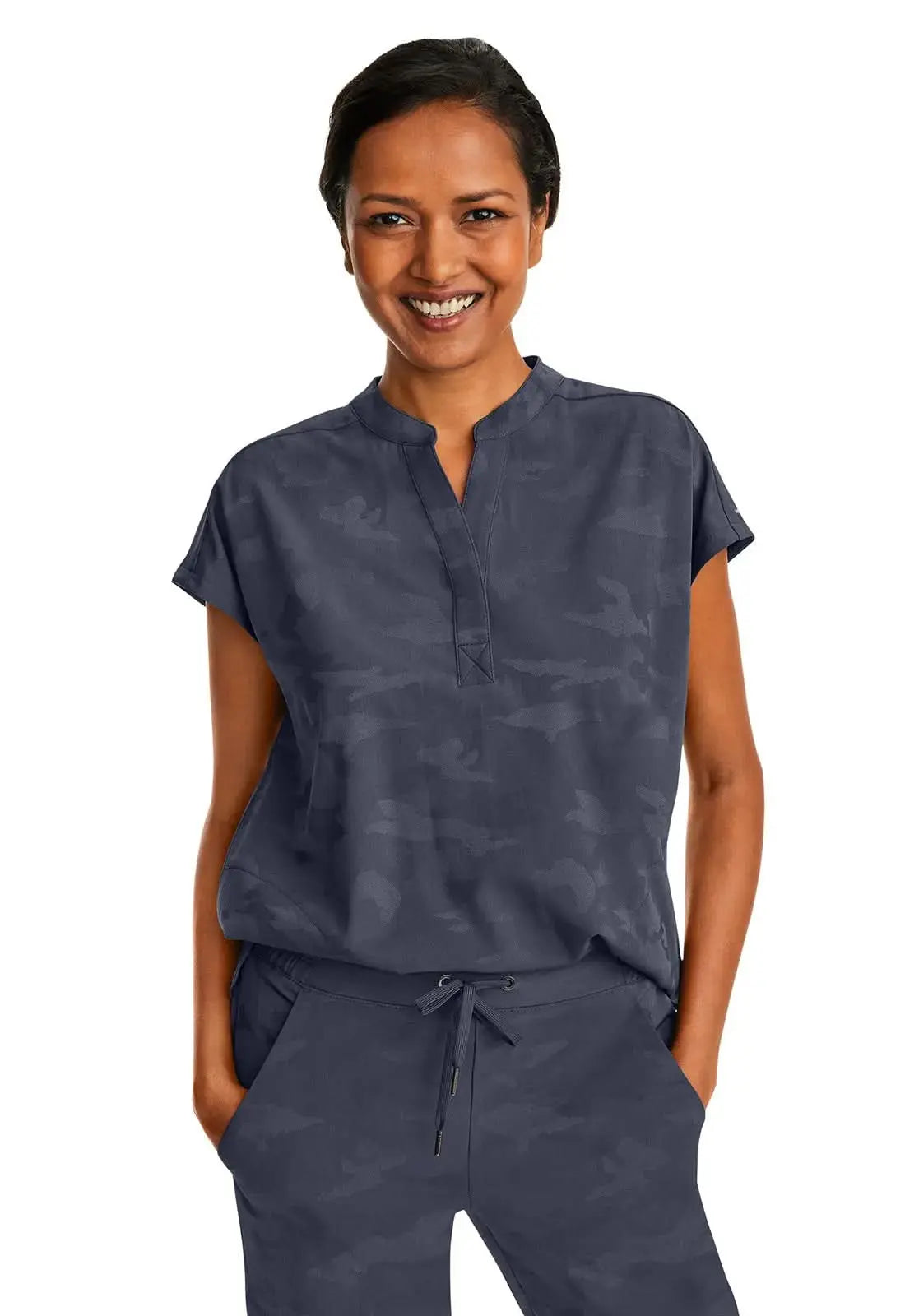 Healing Hands Journey Camo Women's Scrub Top 2352Â Simply Scrubs Australia