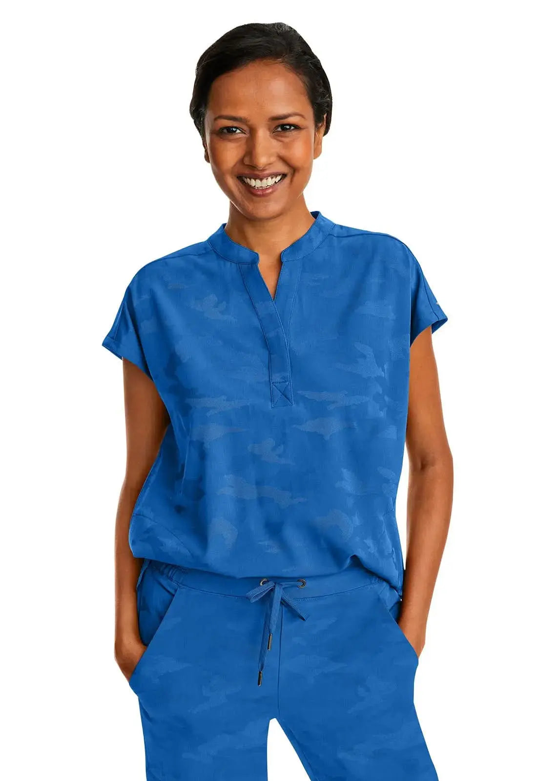 Healing Hands Journey Camo Women's Scrub Top 2352Â Simply Scrubs Australia