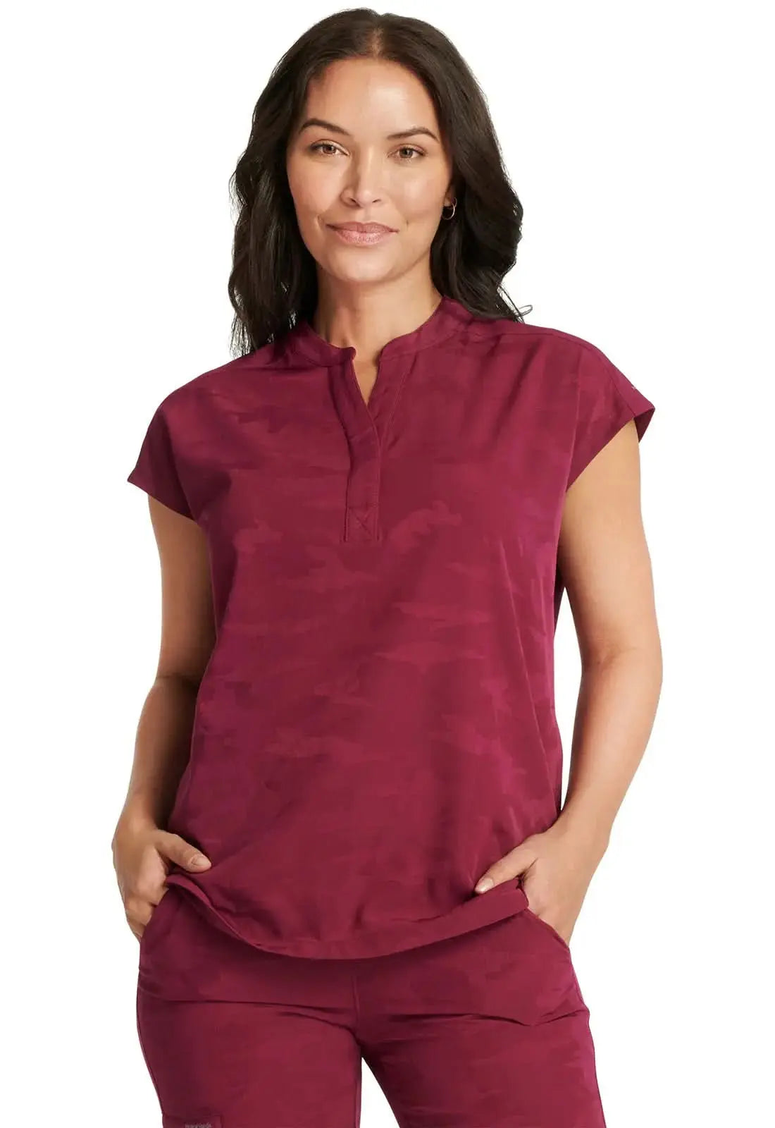 Healing Hands Journey Camo Women's Scrub Top 2352Â Simply Scrubs Australia