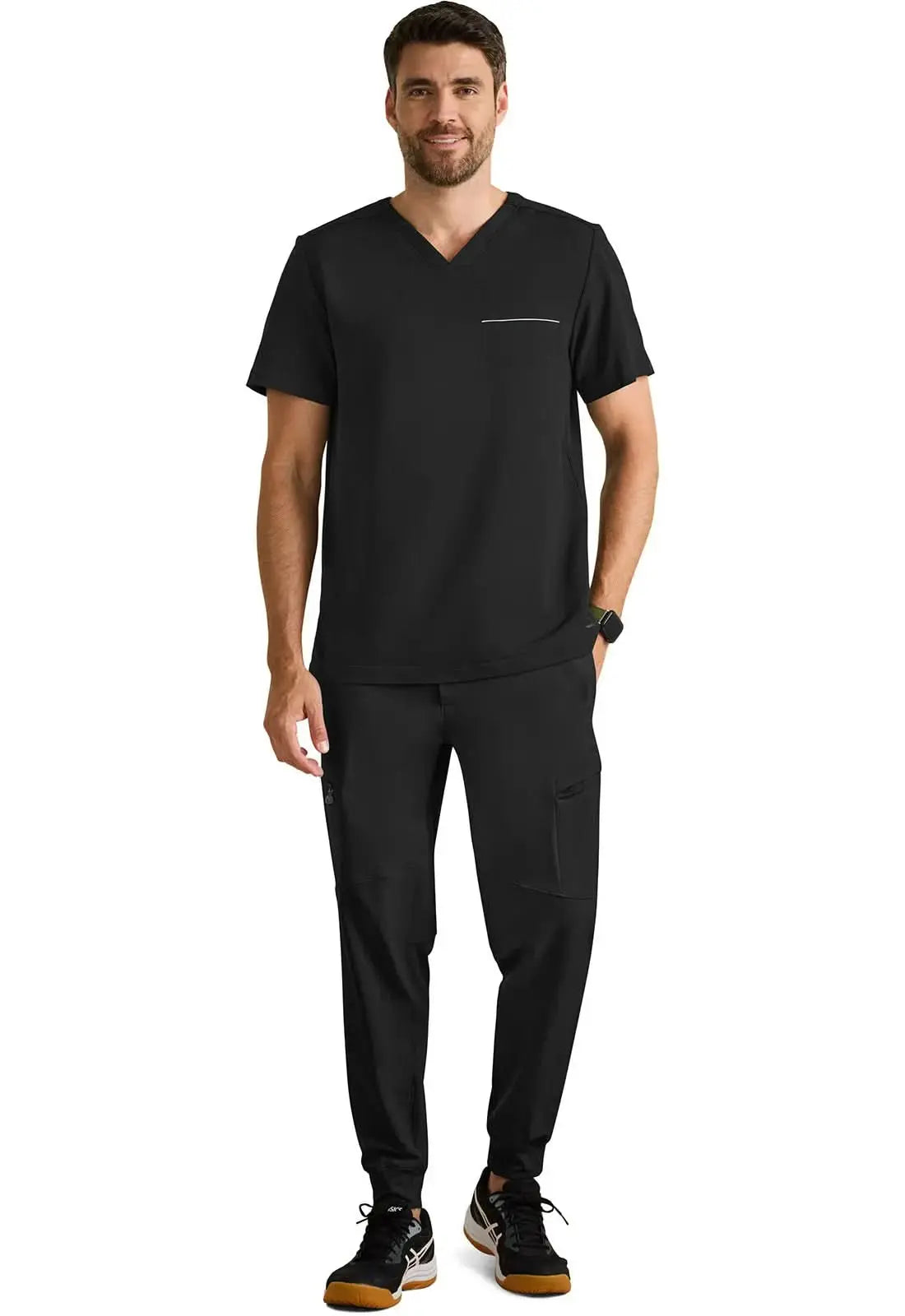 Healing Hands Purple Label Spencer Men's Scrub Top 2381Â Simply Scrubs Australia