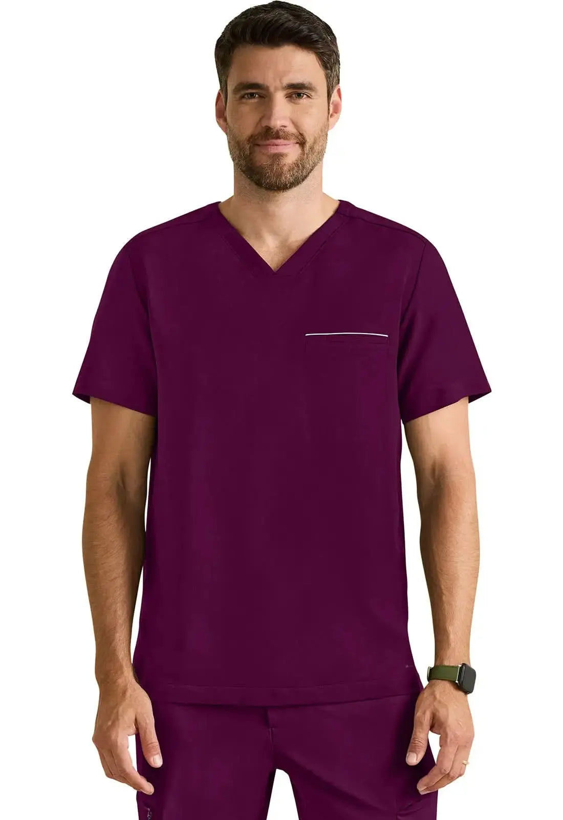 Healing Hands Purple Label Spencer Men's Scrub Top 2381Â Simply Scrubs Australia