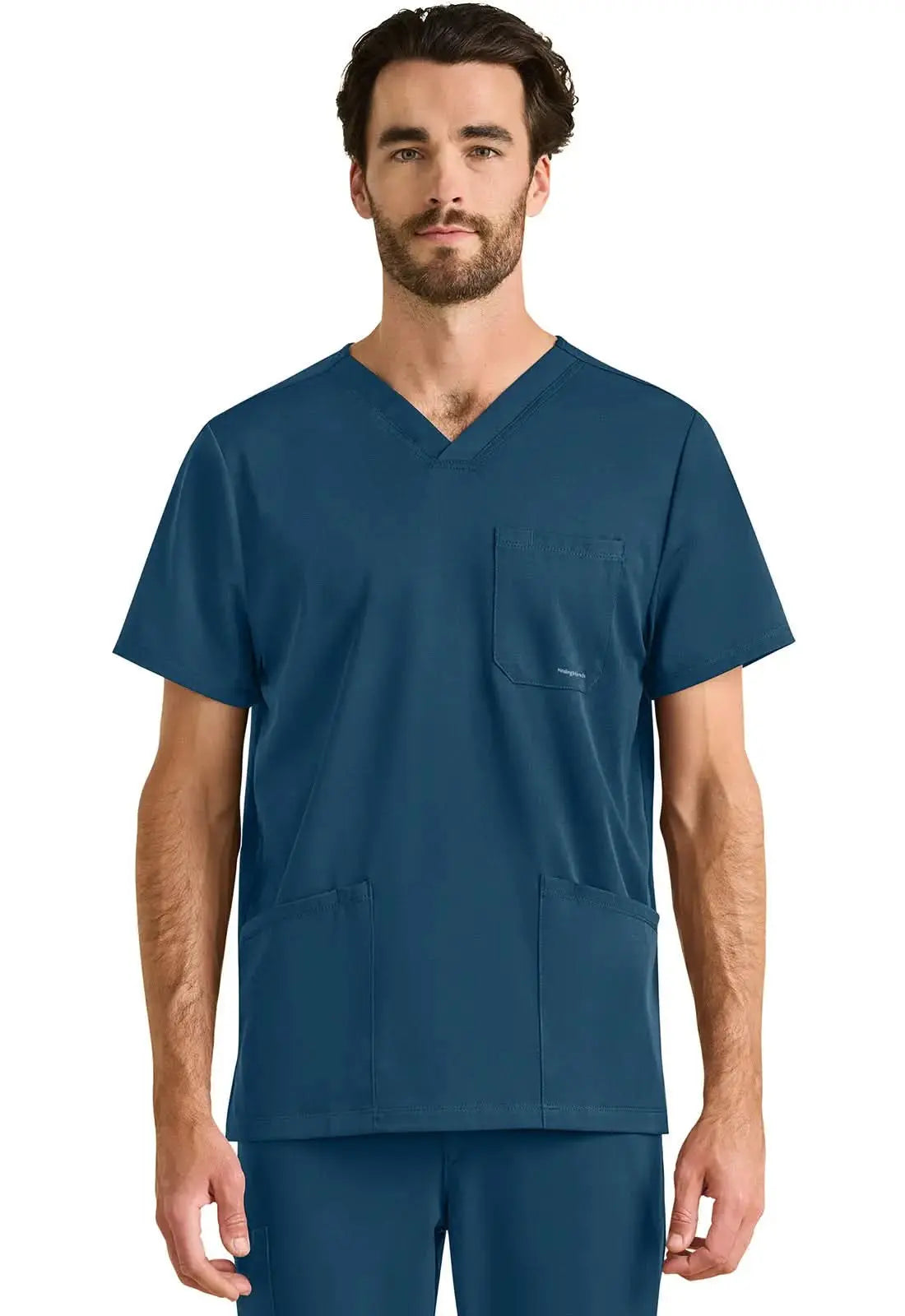 Healing Hands Purple Label Mathew Men's Scrub Top 2590Â Simply Scrubs Australia