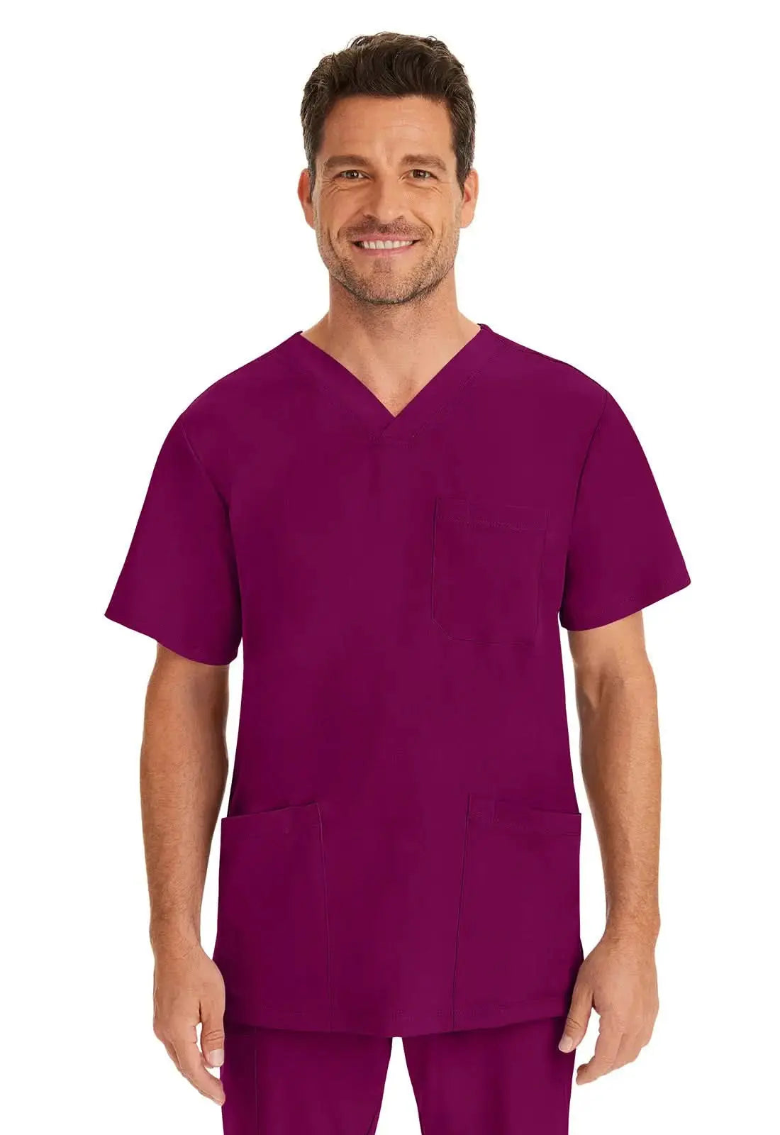 Healing Hands Purple Label Mathew Men's Scrub Top 2590Â Simply Scrubs Australia