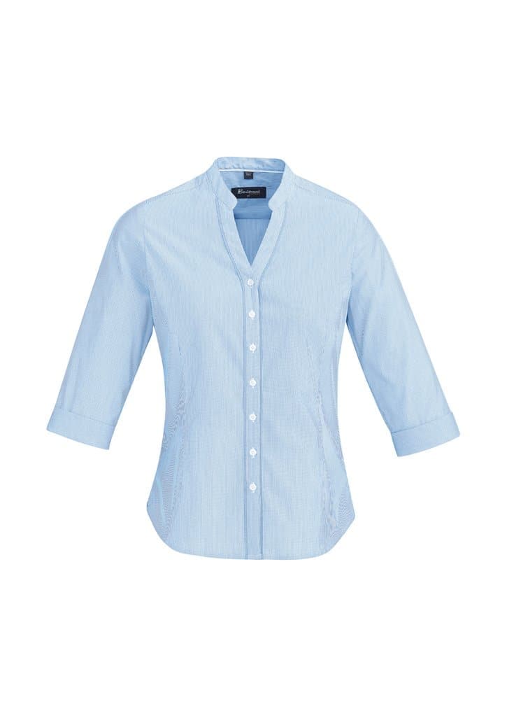 Biz Corporates Bordeaux Womens 3/4 Sleeve Shirt 40114 - Simply Scrubs Australia