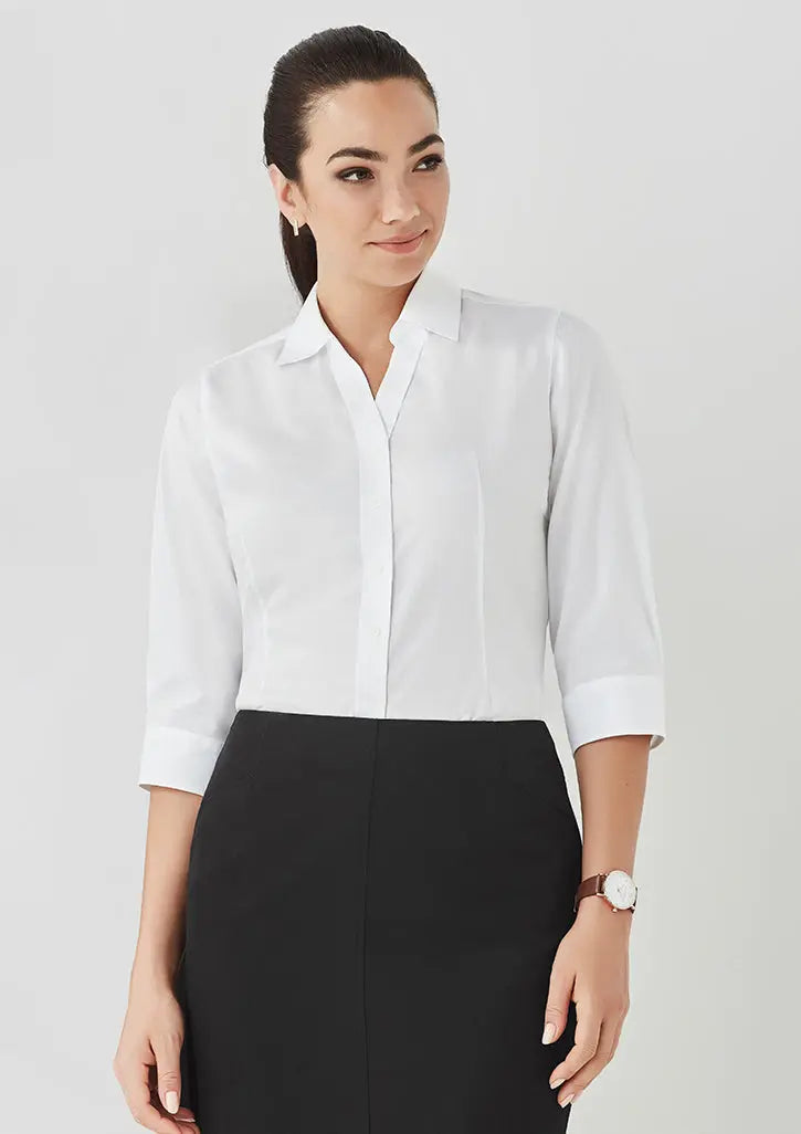 Biz Corporates Hudson Womens 3/4 Sleeve Shirt 40311 - City Workwear