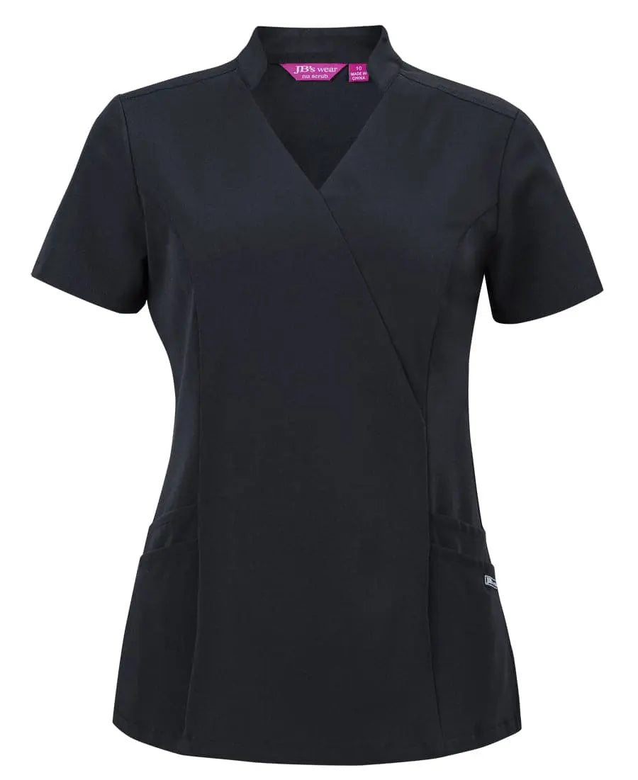 Jb's Ladies Mandarin Collar Scrub Top 4SMT1 - City Workwear