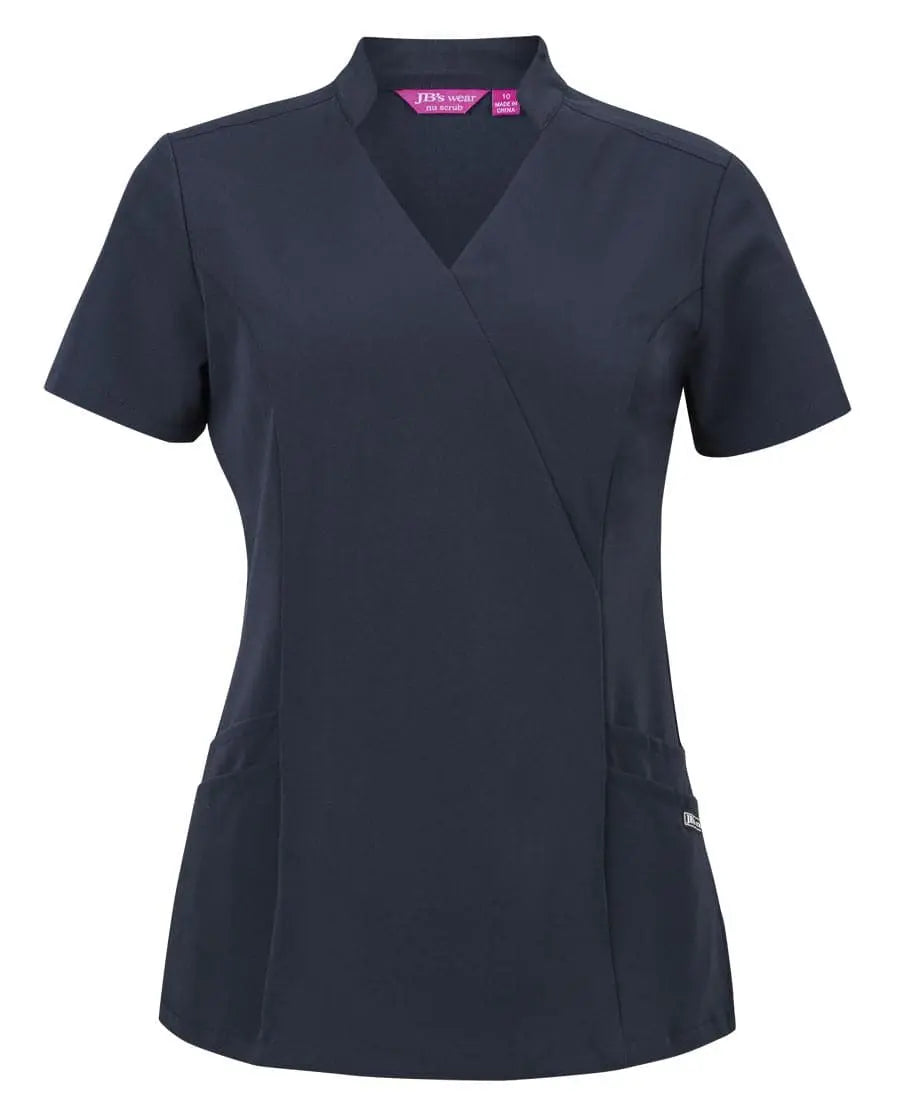 Jb's Ladies Mandarin Collar Scrub Top 4SMT1 - City Workwear