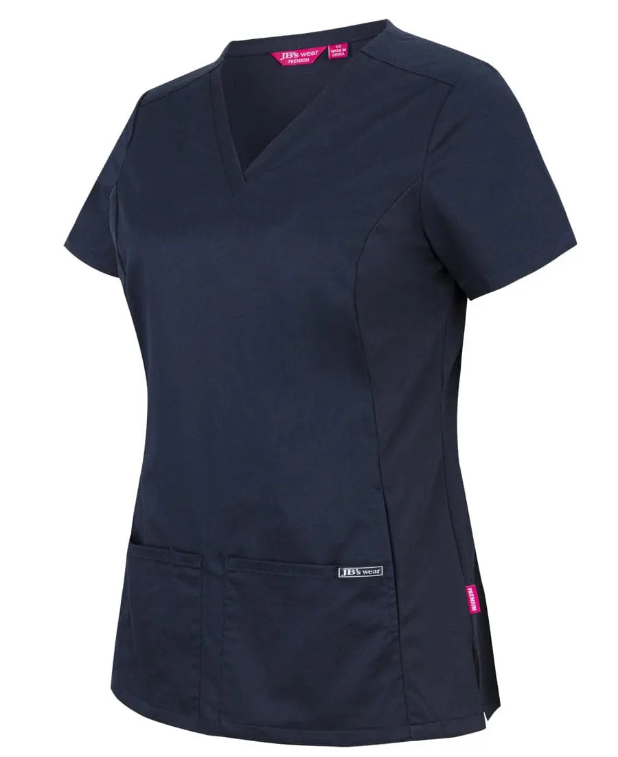 Jb's Ladies Premium Stretch Panel Scrub Top 4SUT1 - City Workwear