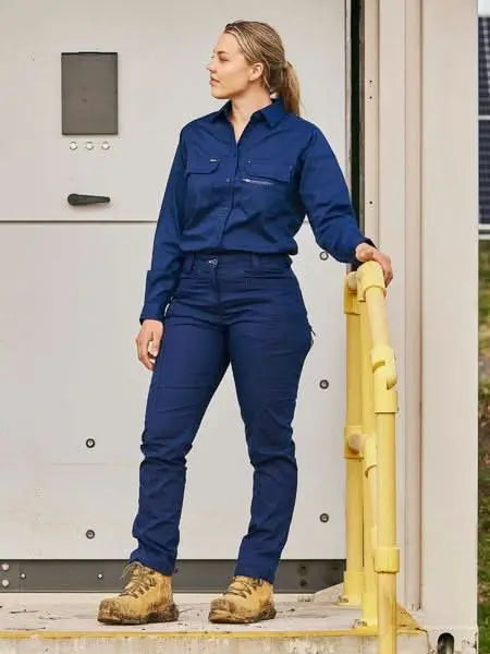 Bisley Women's X Airflow Stretch Ripstop Vented Cargo Pant BPCL6150 - City Workwear