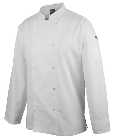 JB'S Long Sleeve Snap Button Chef's Jacket 5CJL - City Workwear