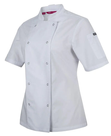 Jb's Women’s Short Sleeve Button Chef Jacket 5CJS1 - City Workwear