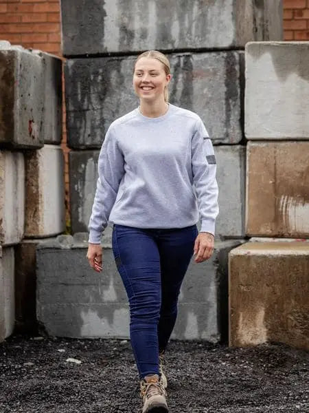 Bisley Women's Fleece Crew Neck Jumper BKL6723 - City Workwear