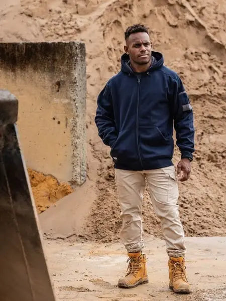 Bisley Workwear Work Fleece Full Zip Hoodie BK6725 - City Workwear