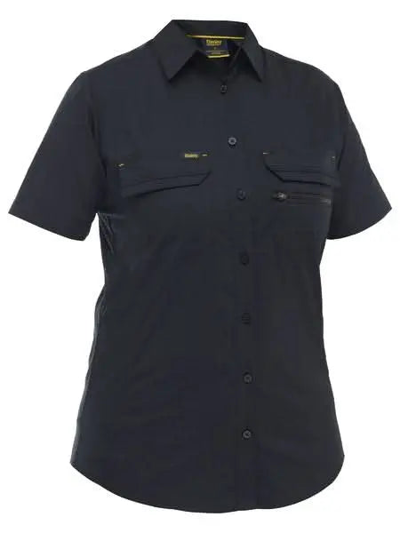 Bisley Women's X Airflow Stretch Ripstop Work Shirt BL1490 - City Workwear