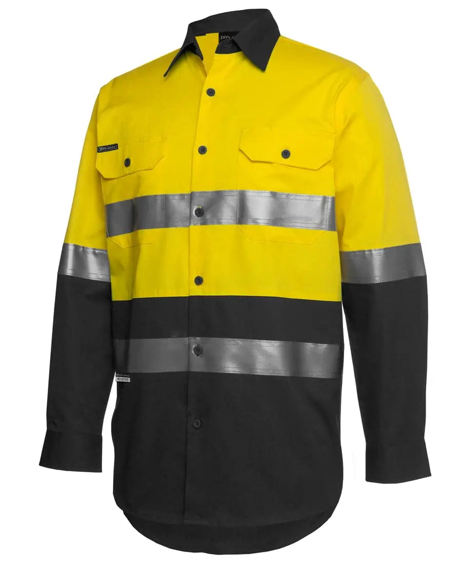 JB'S Hi-Vis Long Sleeve Work Shirt 6DNWL Jb's Wear