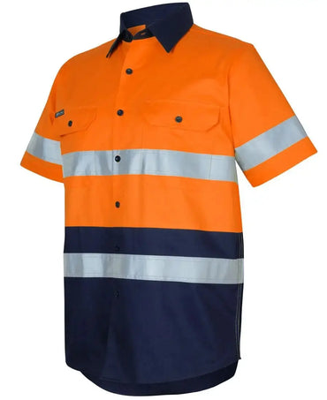 Jb's Hi Vis Taped Work Shirt 6DNWS Jb's Wear
