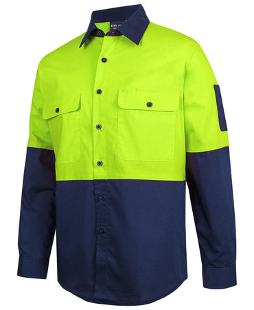 Jb's Hi-Vis Class F Ripstop Long Sleeve Work Shirt 6HRFL