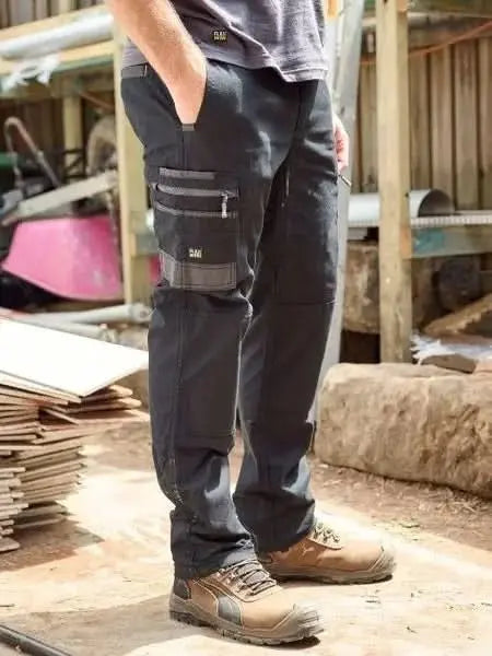 Bisley Flx And Moveâ„¢ Stretch Canvas Elastic Work Cargo Pants BPC6338 Bisley Workwear