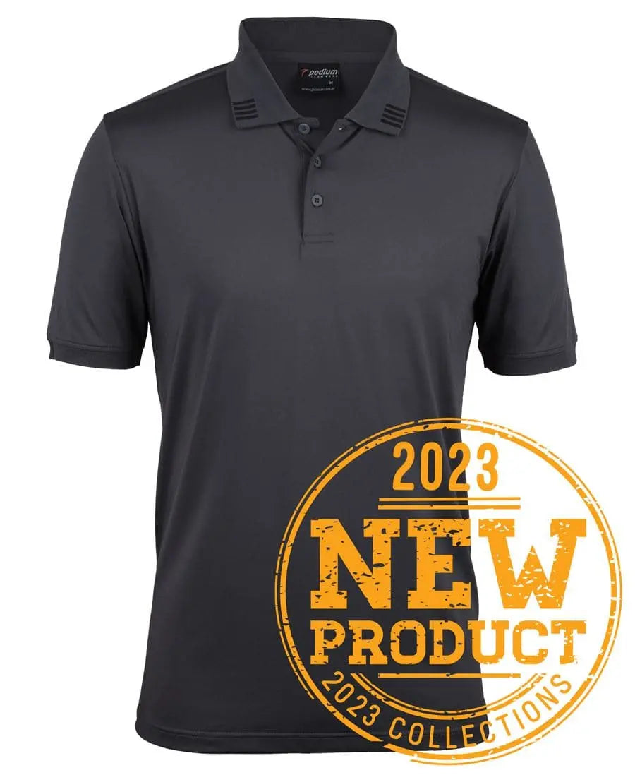 JB's Podium 4 Stripe Short Sleeve Stretch Polo 7S4P - City Workwear