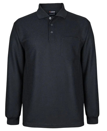 JB'S Long Sleeve Waffle Pocket Polo Shirt 7WPL Metro Workwear.