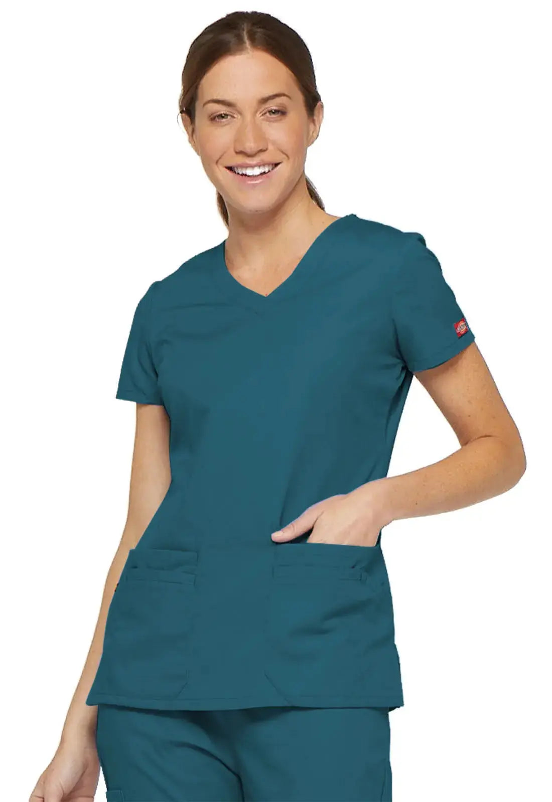 Dickies EDS Signature Women's V-Neck Scrub Top 85906Â Simply Scrubs Australia