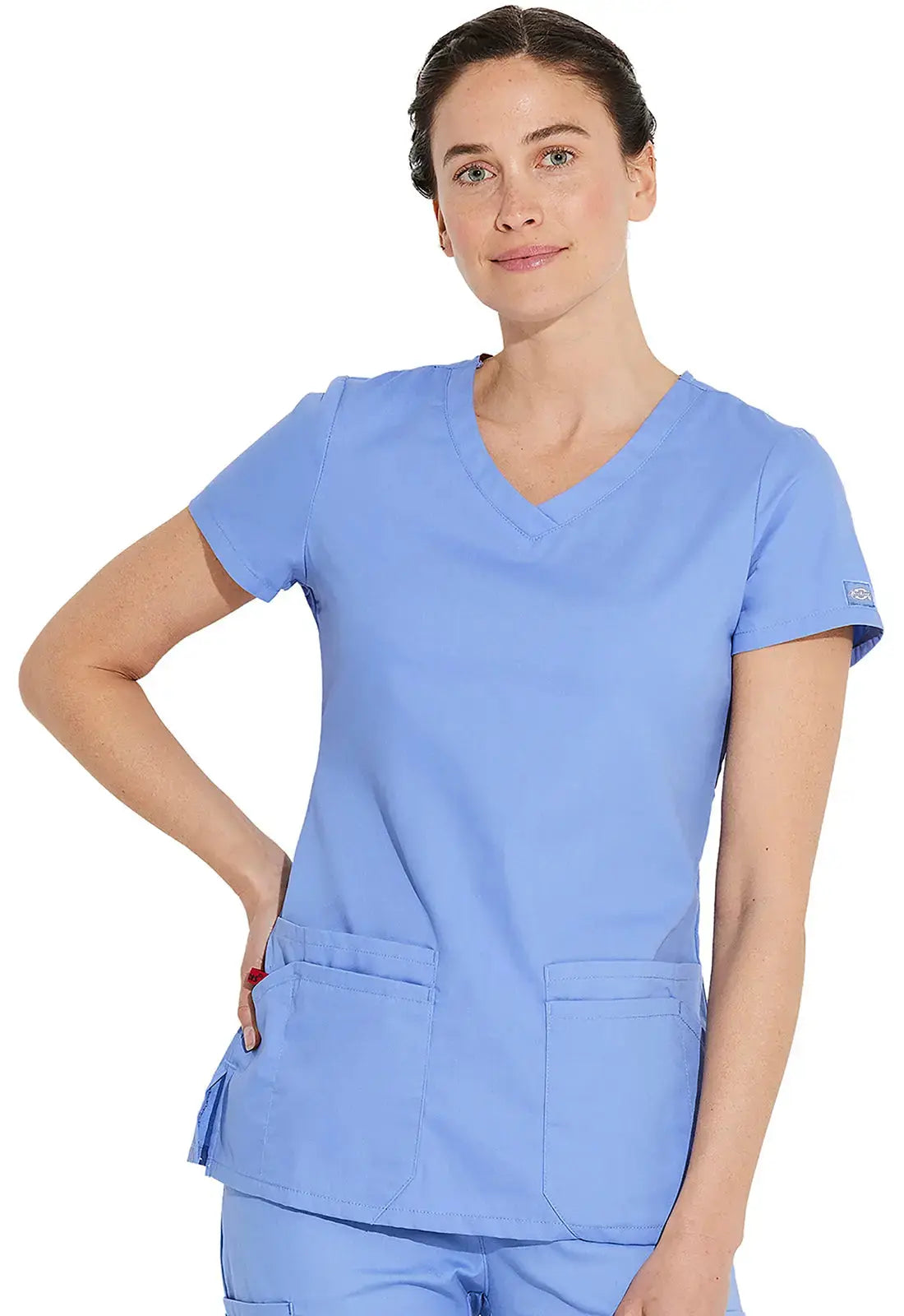 Dickies EDS Signature Women's V-Neck Scrub Top 85906Â Simply Scrubs Australia