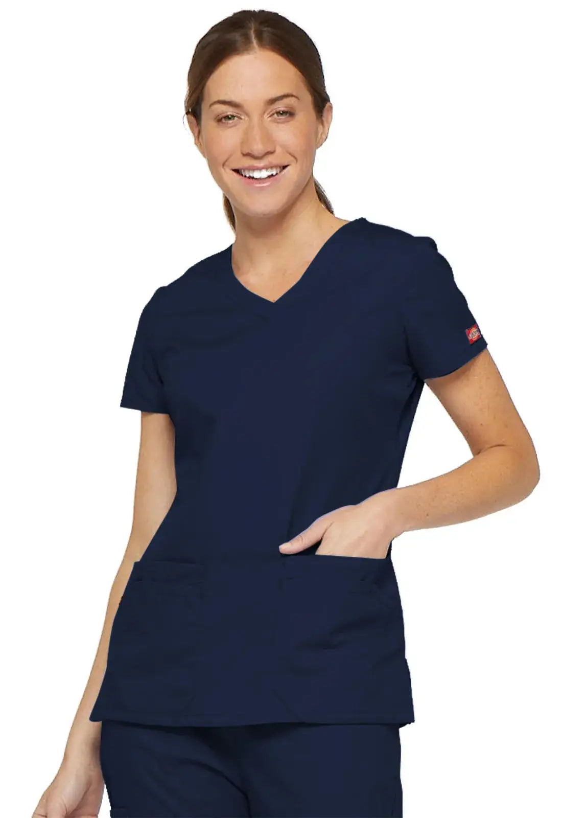Dickies EDS Signature Women's V-Neck Scrub Top 85906Â Simply Scrubs Australia