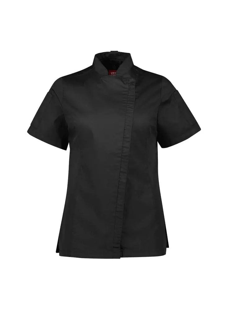Biz Collection Womens Alfresco Short Sleeve Chef Jacket CH330LS - City Workwear