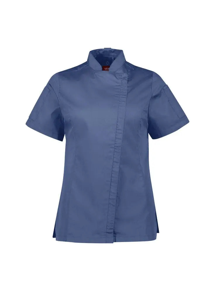Biz Collection Womens Alfresco Short Sleeve Chef Jacket CH330LS - City Workwear