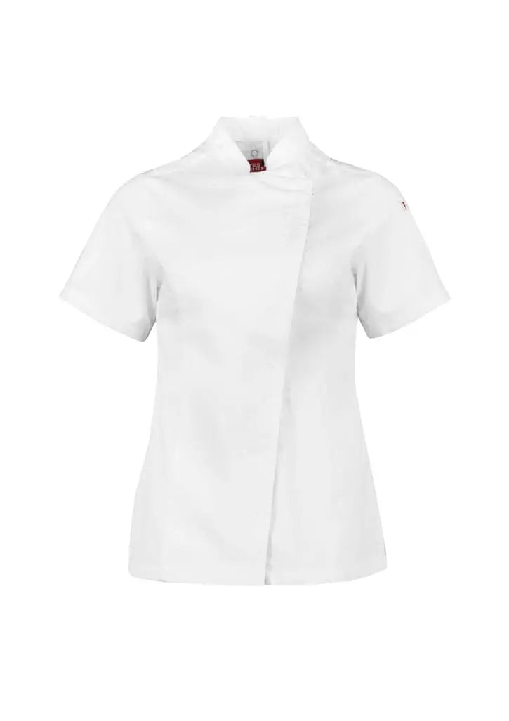 Biz Collection Womens Alfresco Short Sleeve Chef Jacket CH330LS - City Workwear