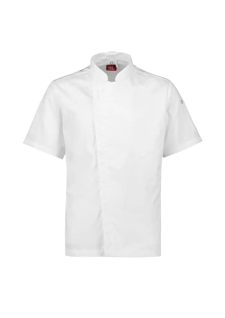 Biz Collection Men's Alfresco Short Sleeve Chef Jacket CH330MS - City Workwear