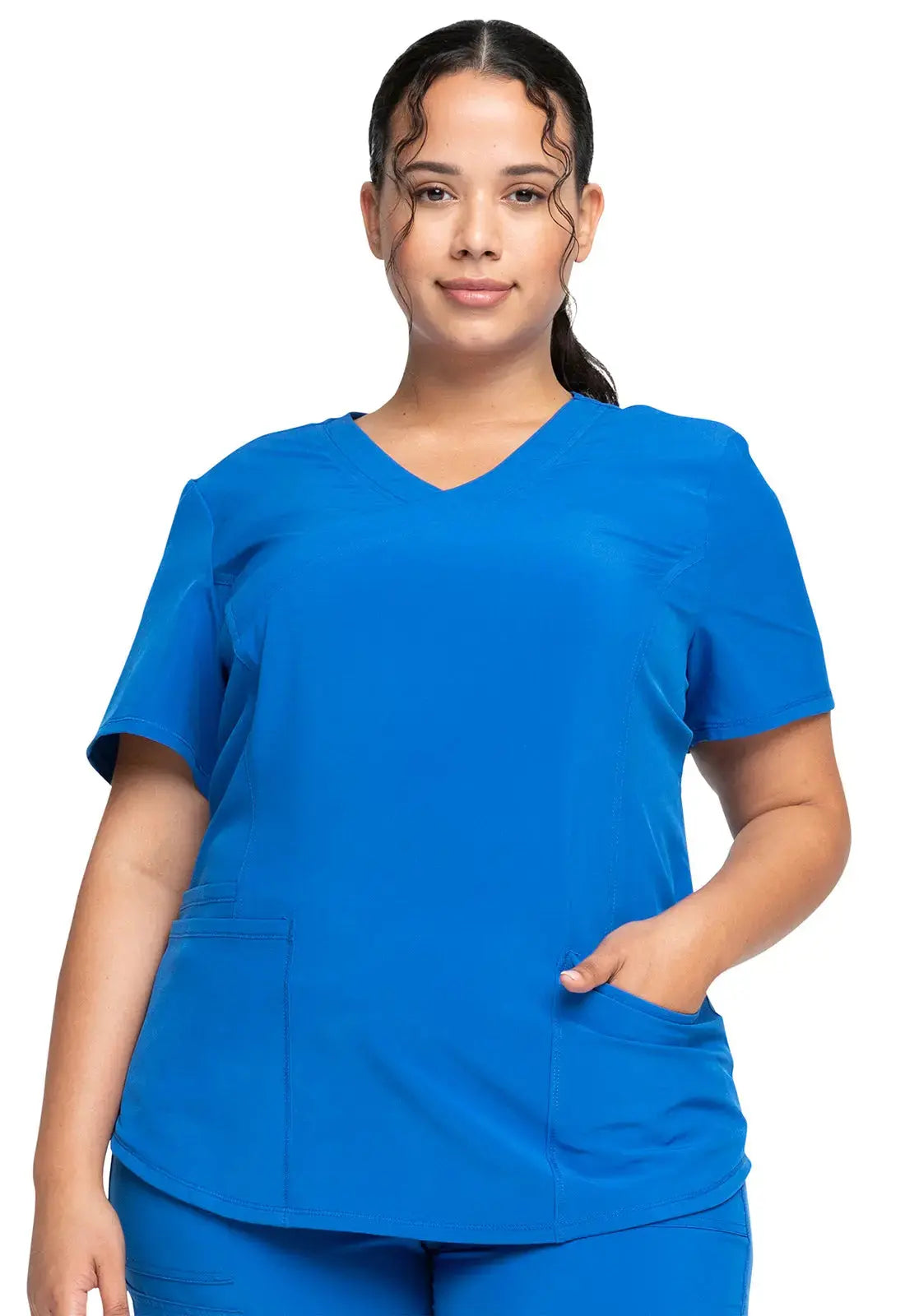 Cherokee Allura Women's Mock Wrap Scrub Top CKA688Â Simply Scrubs Australia