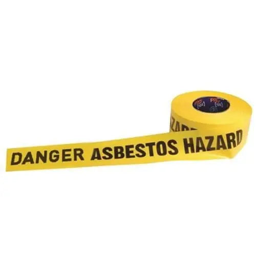 Pro Choice "Danger Asbestos Hazard" Yellow Tape - DADH30075 - City Workwear