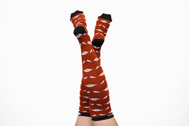 Softies Women's Fashion Lipstick Nursing Socks LIPS01 - City Workwear