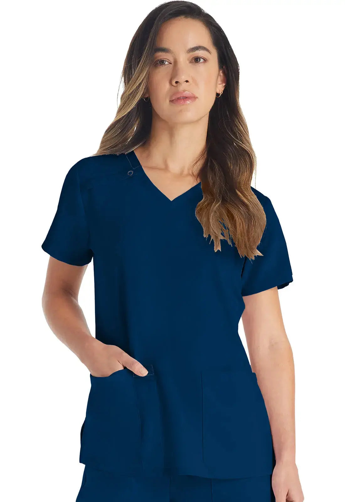 Dickies EDS Essentials Women's V-Neck Scrub Top DK615Â Simply Scrubs Australia