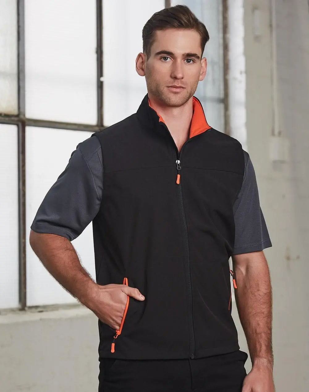 Winning Spirit Rosewall Men's Soft Shell Vest JK45 - City Workwear