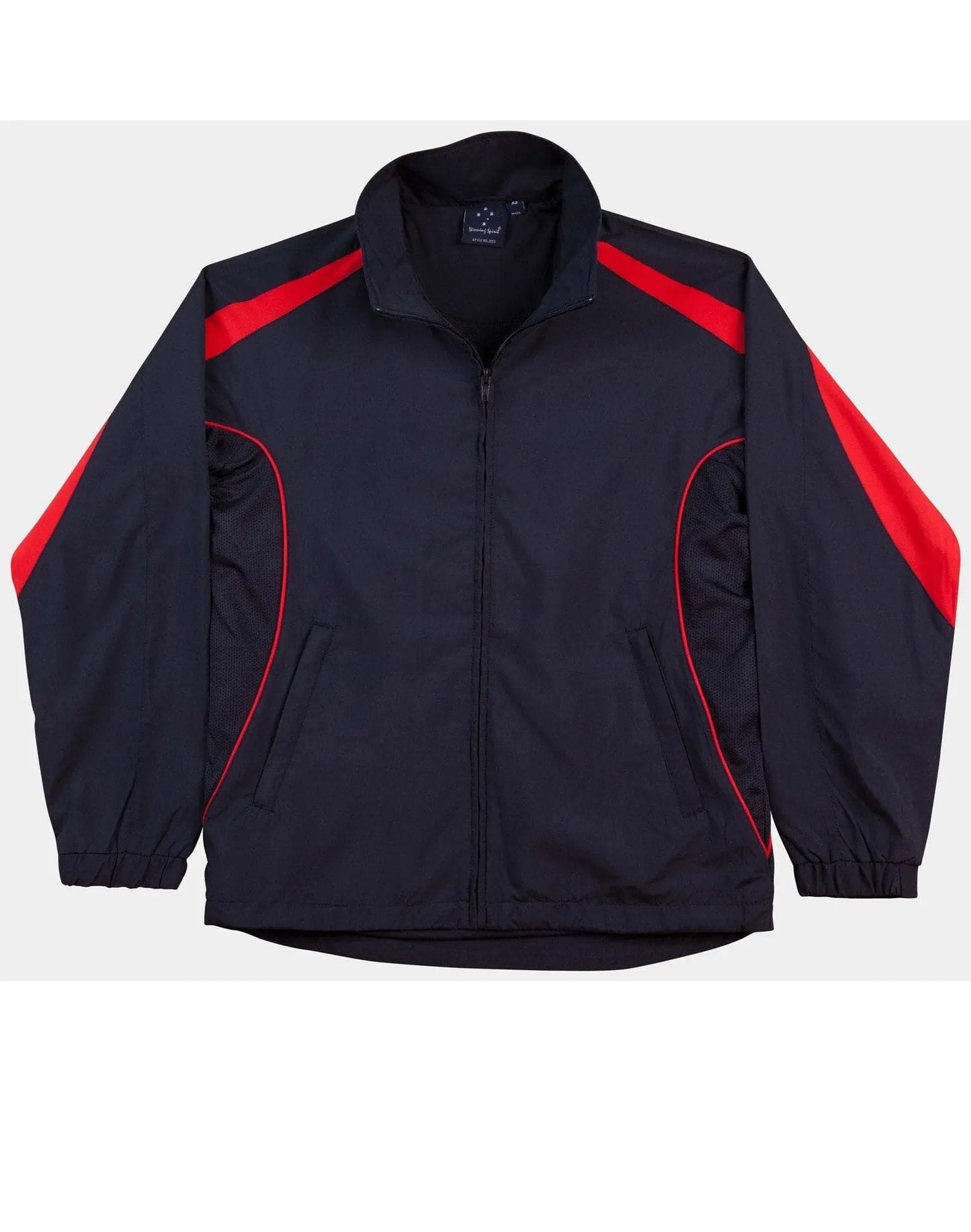 Legend Adults Warm Up Jacket JK53 Casual Wear Winning Spirit XS Navy/Red
