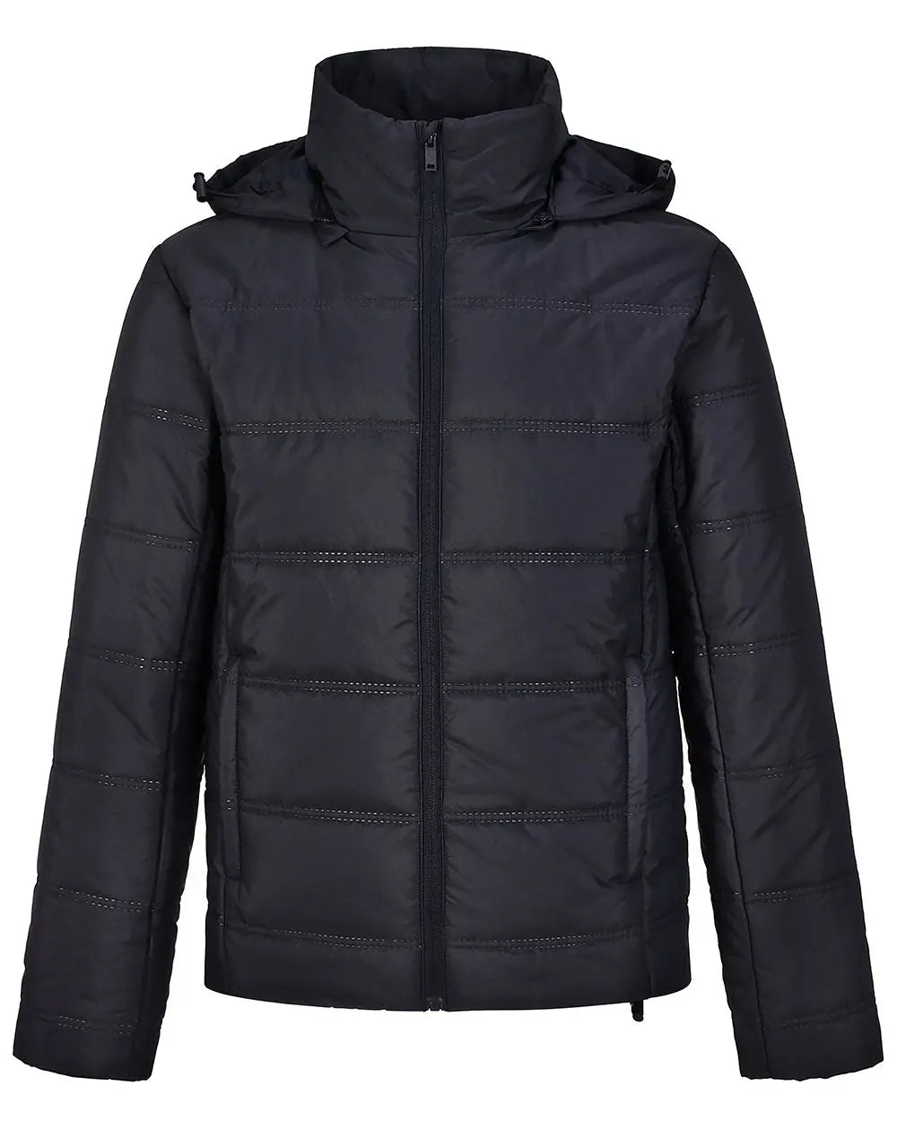 Winning Spirit Unisex Sustainable Seamless Parka Jacket JK58 Casual Wear Winning Spirit XS Navy