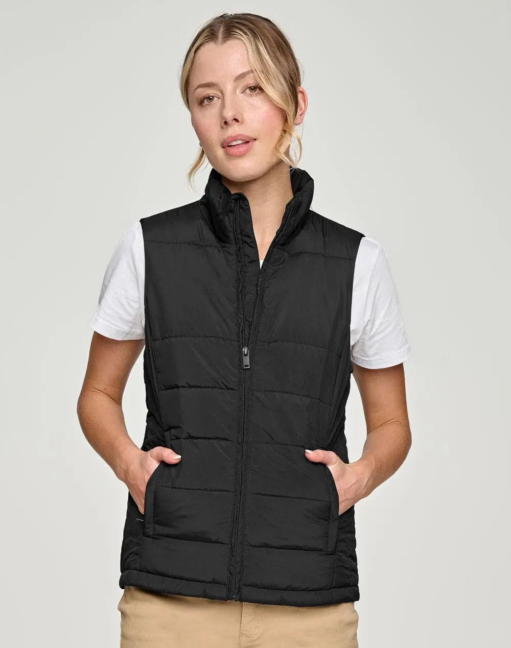 Sustainable Insulated Women's Puffer Vest JK62 - City Workwear