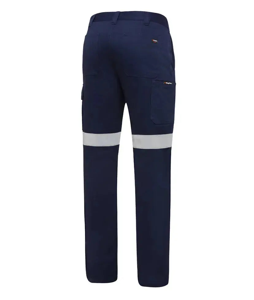 KingGee Men's Basic Reflective Cargo Drill Pants K53015 Metro Workwear