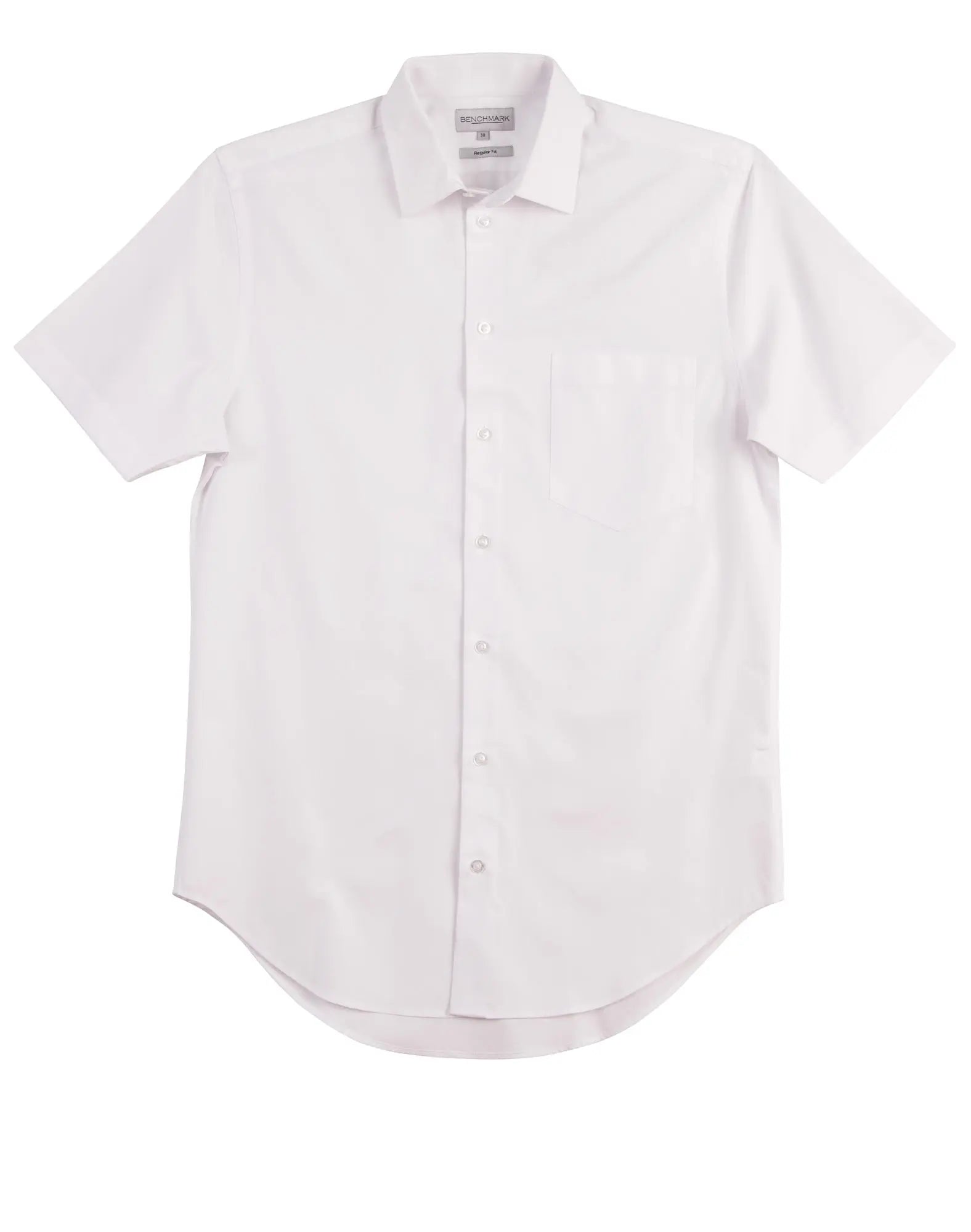 Men's CVC Oxford Short Sleeve Shirt M7040S Benchmark