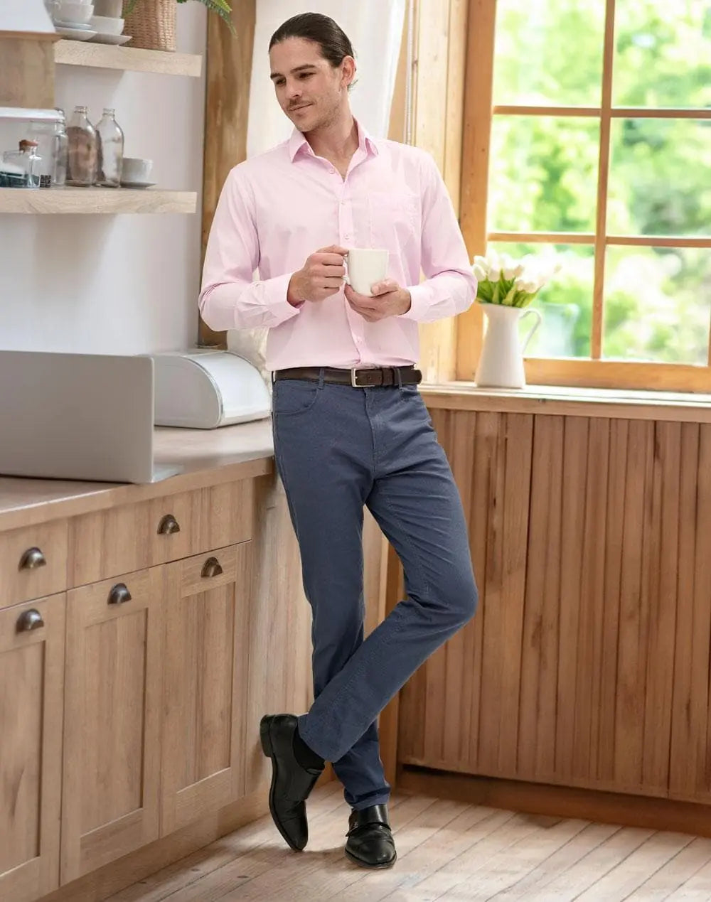Men's Jean Style Flexi Chino Pants M9382 - City Workwear