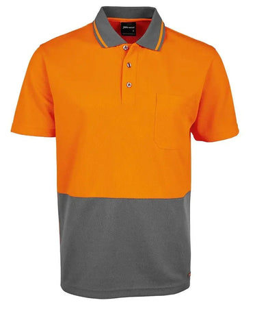 JBS Wear Adults Hi-Vis Polo Shirt 6HVNC Jb's Wear