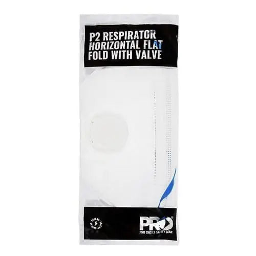 Pro Choice Horizontal Flat Fold Respirator P2, With Valve - PC5025 - City Workwear