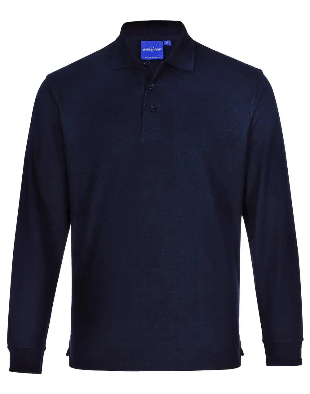 Winning Spirit Traditional Poly/Cotton Unisex Polo Shirt PS12 Casual Wear Winning Spirit Navy XS